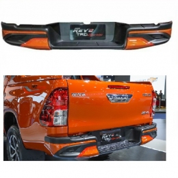 TRD style rear bumper for hilux revo Orange colour